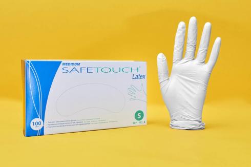 Рукавички Латексні Medicom Safe Touch Latex Без Пудри 5.5 г / Ящик XL