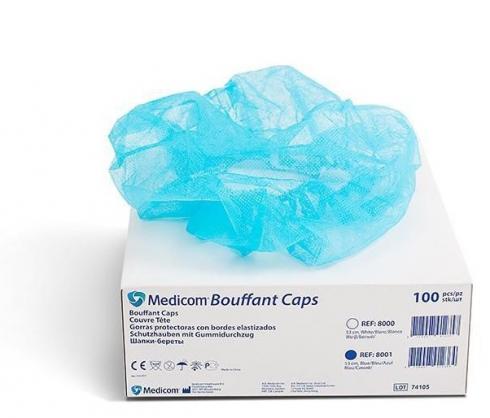 Шапки Шарлот Medicom Bouffant Caps / Голубі