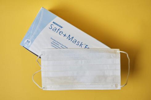 Медичні Mаски Medicom Safe-mask Еcomony Білі
